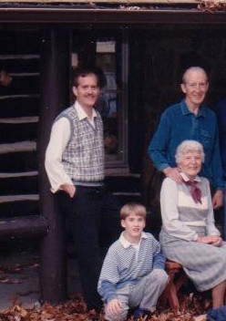 Brian's Dad, Brian, and Brian's Grandparents